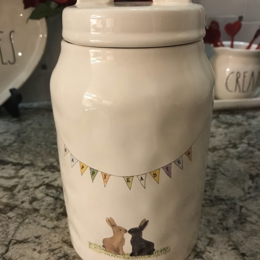 Bunny canister for krissy